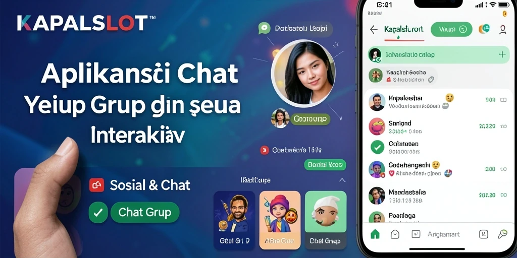 Antarmuka KAPALSLOT yang menarik untuk Chat Grup.